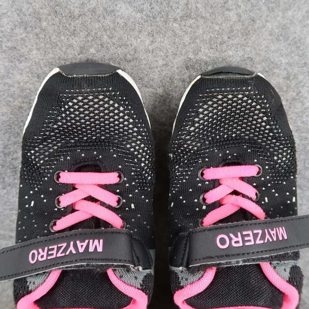 Mayzero Shoes Kids 34 Athletic Trainers Running Sneakers Active Black Pink Girls_7